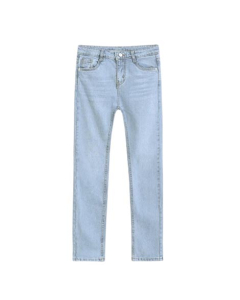 HnH Marketing Slim Fit Stretch Jeans For Kids-Sky Blue-1-2 Year