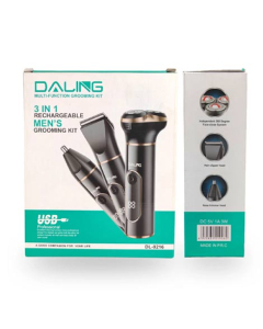 Daling 3 In 1 Rechargeable Hair Clipper (DL-9266)