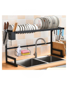 Easy Shop 2 In 1 Metal Dish & Sink Storage Rack