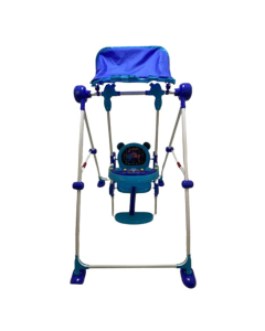 Easy Shop Baby Seating Swing With Cover Shades-Blue