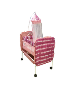Easy Shop Bed and Swinging Cradle For New Born Baby