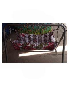 Easy Shop Coated Cradle with Free Hanging Cloth Silver