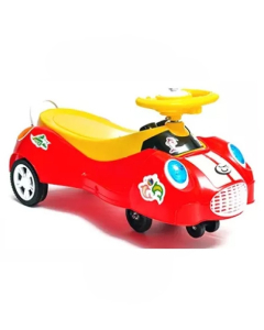 Easy Shop Dolphin Ride On Handle Running Car for Kids Red