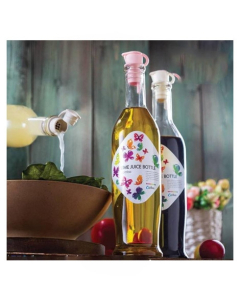 Easy Shop Glassware Water Bottle With Lid Pack Of 2