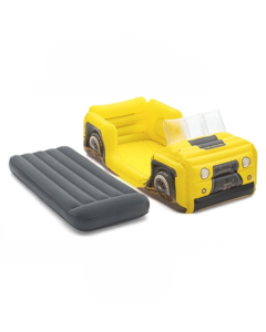 Easy Shop Inflatable Car Dream Chaser Air Bed Yellow