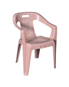 Boss Full Plastic Flamings Chair (B-102)-Light Pink