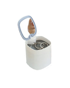 F.A Communications Rotatable Jewelry Box Organizer White