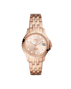 Fossil FB-01 Three-Hand Date Women's Watch Rose Gold (ES4748)