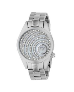 Fossil Swarovski Crystal Stainless Steel Women's Watch Silver (ES2043)