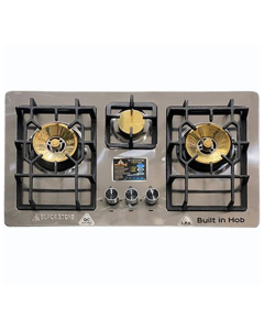 Black Stone Gas Hob Brass Burner - BS-821-NG
