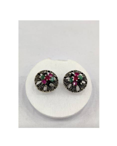Gilgit Bazaar Multi stone Earrings (13)