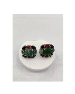 Gilgit Bazaar Multi Stone Earrings (16)