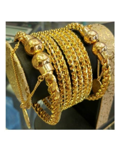 Gem And Jewelry Artificial Bangle For Women Gold
