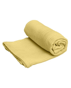 Home n Baby Spun Weave Baby Blanket Yellow