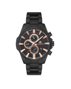 Bigotti Stainless Steel Men's Watch Black (BG.1.10336-5)