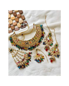 Idress Naqshbandi Beautiful Artificial Necklace Set For Women (0012)