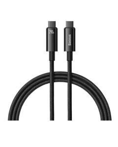 Baseus Tungsten Gold 240W Type C To Type C Fast Charging Data Cable 2M Black