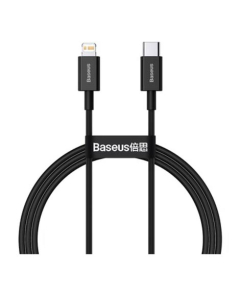 Baseus Crystal Shine Series 20W Type-C To iPhone PD Fast Charging Data Cable 1.2M Black