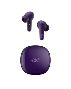 QCY TWS Bluetooth Earbuds (T13X)-Purple