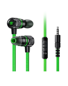 Plextone Mark IV Metal Bass Magnetic Gaming Earphones With Type C and 3.5mm Jack (G20)-Green
