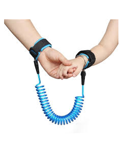 Muzamil Store Child Band Hand Safety Strap Baby Kids Bracelet Blue