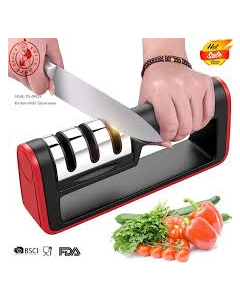 Genshirt 3 In 1 Kitchen Knife Sharpener Tungsten Steel