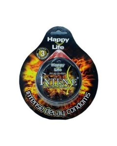 Discounted Store Happy Life Intense Delay Condom 3Pcs