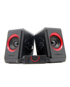 SonicGear QUATRO-2 Quad Bass Speaker - Festive Red