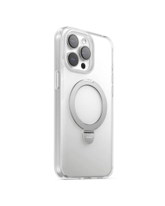 Joyroom Matte Skin Touch Kickstand Clear Case For iPhone 15 Pro Max (JR-BP004)