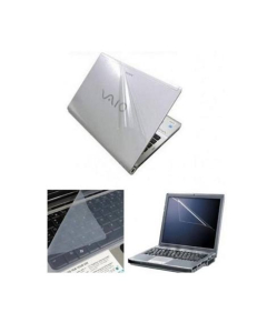 Ferozi Traders Laptop Skin Protector - Transparent Pack of 3