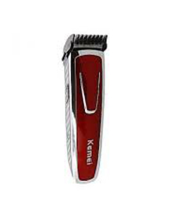 Kemei Electric Hair Clipper - Red (KM-616A)
