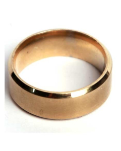 KhawajasKreation Tungsten Ring For Men Rose Gold