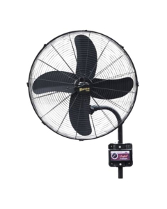 Khurshid Fans Mega AC-DC 20" Bracket Fan Black