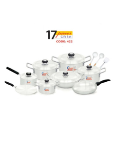 Klassic Metal Finish Cookware Gift Set - 17 Pieces