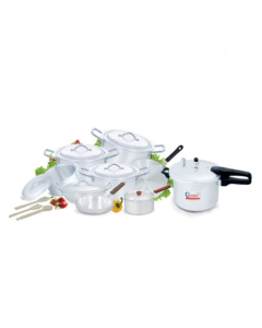 Klassic Metal Finish Cookware Gift Set - 19 Pieces