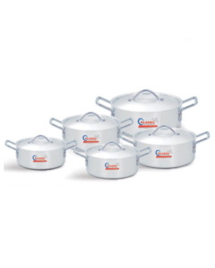 Klassic Metal Finish Fish Pots - 10 Pieces