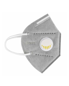 Badar Store KN-95 Daily Protective 4 Layers Mask With Filter Grey (10 Pcs)