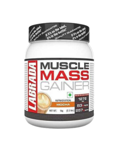 Labrada Muscle Mass Gainer Protein Supplements - Mocha 4lbs