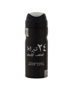 Lattafa 24 Carat Pure Gold Body Spray For Unisex 200ml (0018)