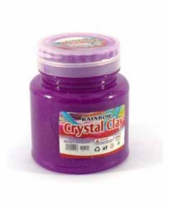 M Sports Crystal Clay Dough Slime For Kids Dark Purple