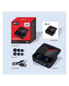 Marwa Collection M90 Pro Wireless Digital Display EarBuds  
