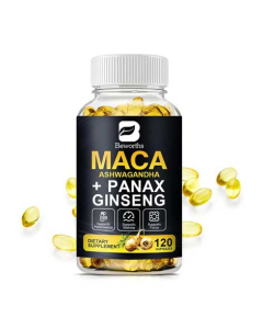 Well Mart Maca Ashwagandha Root 120 Capsules