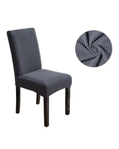 Maguari Stretch Jacquard Crocodile Chair Grey