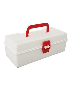 Megatech Handy First Aid Medicine Carry Case White