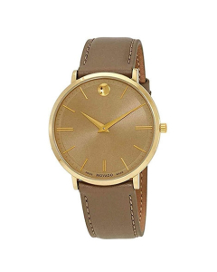 Movado Ultra Slim Men's Watch Brown (0607375)