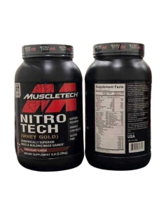 MuscleTech Nitro Tech Whey Gold Protein Supplement 4lbs