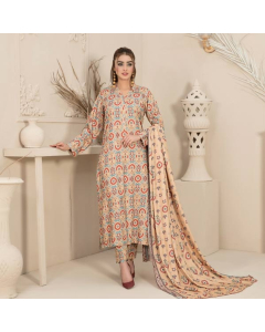 Tawakkal Fabrics Manahil Vol-2 Unstitched 3 Piece Suit (D-8037)