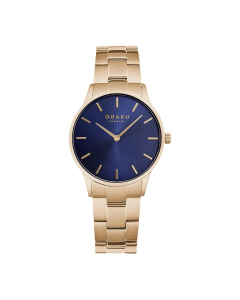 Obaku Lyng Lille Lapis Watch For Women's Rose Gold (V247LXVLSV)