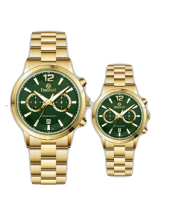 Timezone Oblique Axis Watch For Men (TZ-1322L)-Green