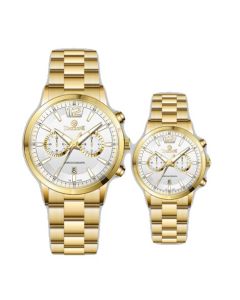 Timezone Oblique Axis Watch For Men (TZ-1322L)-White